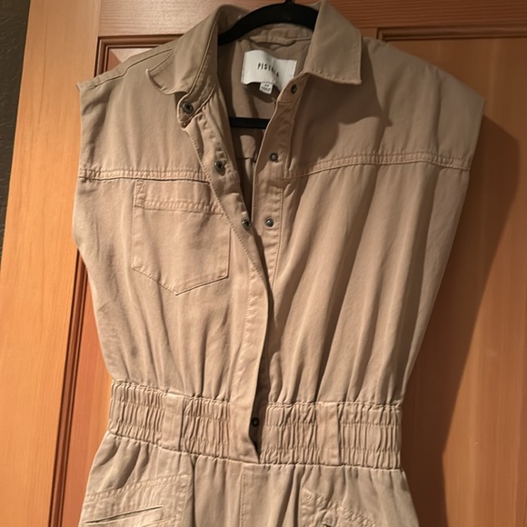 XS tan Pistola Straightleg Jumpsuit - Picture 4 of 7